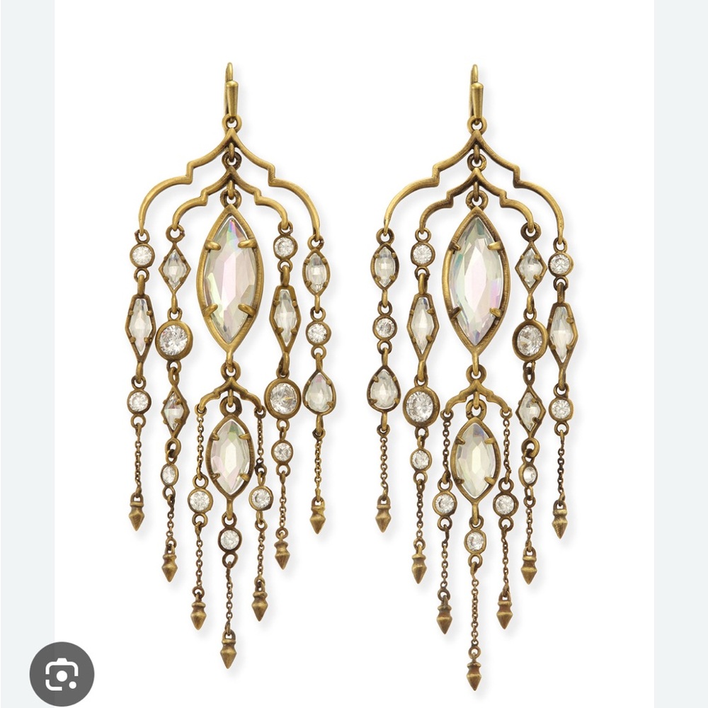 Kendra Scott Emma Duster Earring - antique brass